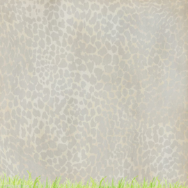 Dubbelzijdig Scrapbookpapier - Cheetah Watercolor Thema - 30.5x30.5 cm - Ideaal voor Fotoalbums & Creatieve Projecten