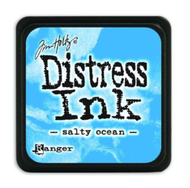 Mini  Distress inkt - Tim Holtz Mini Distress Inkt - Salty Ocean - Inkt voor Zeekleurige Kaarten