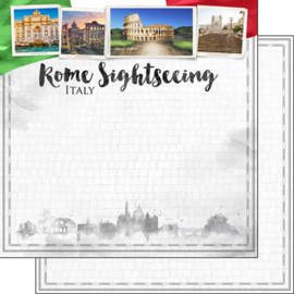 Rome City Sights - scrapbook papier