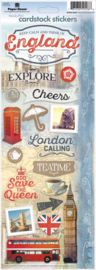 England Discover Scrapbook Thema Decoratie Stickers