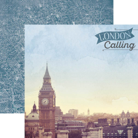 Londen Calling - Scrapbookpapier 30.5 x 30.5 cm