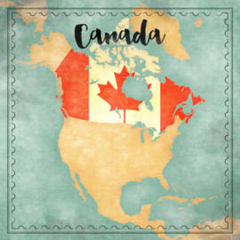 Canada papier voor scrapbooking map Sights dubbelzijdig