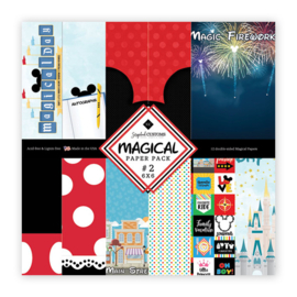 Scrapbookpapier Feestelijk – 2x6 dubbelzijdig  =12 Vellen 6x6  Inch