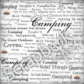Live for camping - 30.5 x 30.5 scrapbookvel
