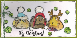 Kerst - Christmas Squeakings  / cavia Clear Stamps - Scrapbooking & Kaarten Maken