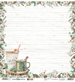 Ultimate Scrap Collection Studio Light - Warm Cozy / Let it Snow: Dubbelzijdig Scrapbook papier (30.5 x 30.5 cm) met afbeeldingen van Warme Winterdranken