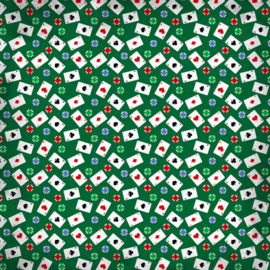 Las Vegas Casino dubbelzijdig papier  - 30.5 x 30.5 cm
