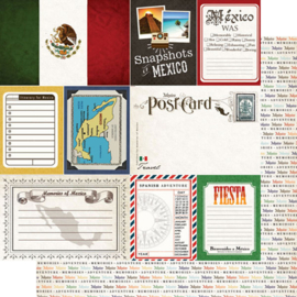 Mexico Journal papier - 30.5 x 30.5 cm