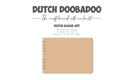 Dutch Doobadoo MDF Scrapbook Album A5 – Met Ringband & 25 Vellen
