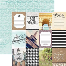 Paris Tags - scrapbookpapier