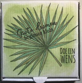 Tropical Leaves Stempelset 10 x 14 cm  - Groen Thuis met CraftEmotions