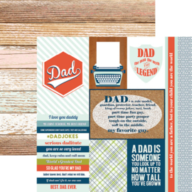 Dad Tags - 30.5 x 30.5 centimeter