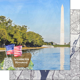 Washington DC - Monument- scrapbookpapier