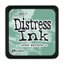 Mini Distress inkt - Iced Spruce - waterbased dye ink / inkt op waterbasis - 3x3 cm