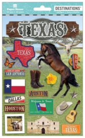 Texas hobby 2D scrapbooking stickers