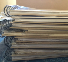 8 x 8 Inch klein spiraal scrapbook album met 25 witte vellen