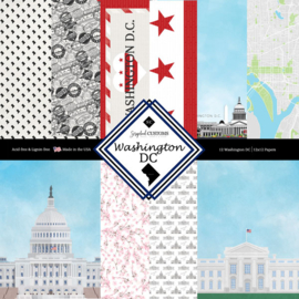 Washington D.C. Paper Pack – 15,2 cm Scrapbookpapier