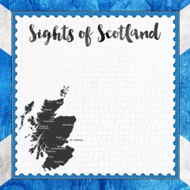 Sights of Scotland – Dubbelzijdig Scrapbookpapier 30,5 x 30,5 cm