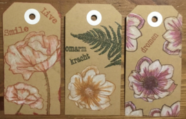 Floral Mix - A5 clear stempel set 15 x 20 cm