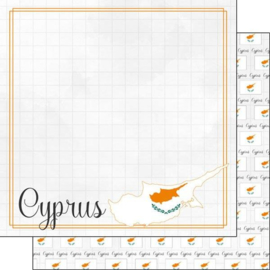 Cyprus - Adventure border - thema papier 30.5 x 30.5 cm