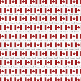 Canada Adventure Maple Leaf - dubbelzijdig scrapbook papier