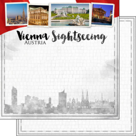 Wenen / Vienna Sightseeing Austria - scrapbook papier