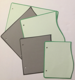 Golfmal voor A5 Scrapbookpagina’s – Dutch Doobadoo Kunststof Album Art