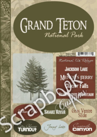 Grand Teton NP Cardstock stickers