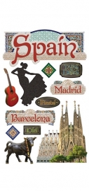 Spanje - 3D stickers