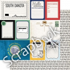 Welcome to South Dakota - Journal - 30.5 x 30.5 cm - Scrappapier
