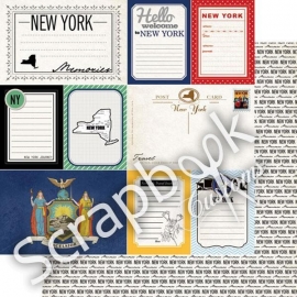 Hello New York - Bewaar Jouw Avonturen Voor Altijd met Ons Scrapbookpapier met Journal tags