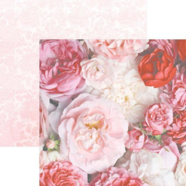 Scrapbook Papier - Full Bloom - 30.5 x 30.5 cm