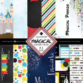 Magical Papier pakket 1 (6x6 inch) – 2x6 Dubbelzijdig =12 vel,