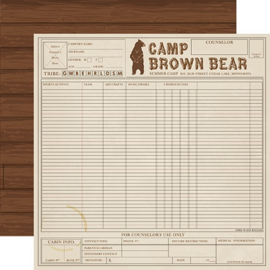 Summer Camp Scrapbook Set: 30.5 x 30.5 cm Papier & Karton