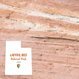 Capitol Reef National Park / Utah - dubbelzijdig scrapbook papier - 12x12 inch