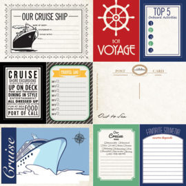 Cruise Journal - 30.5 x 30.5 cm scrapbook papier