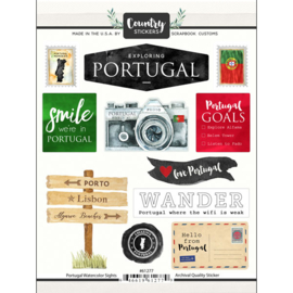 Country Stickers Portugal 15x20 cm