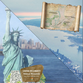 New York City Statue of Liberty  papier - 30.5 x 30.5 cm