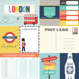 London Memories Journal - Scrapbook papier 30.5 x 30.5 cm