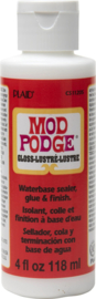 Mod Podge Gloss 118 ml – Transparante decoupagelijm & sealer, waterbasis