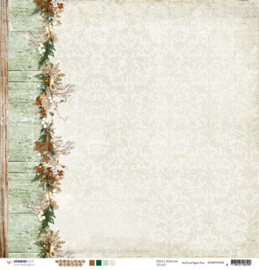 Woodland Winter - border links - papier 30.5x30.5 cm