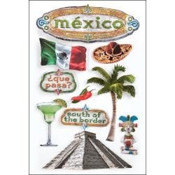 hobby stickers Mexico 3 Dimensionaal