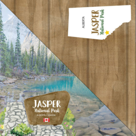 Jasper National Park - Alberta Canada - dubbelzijdig bedrukt scrapbook papier