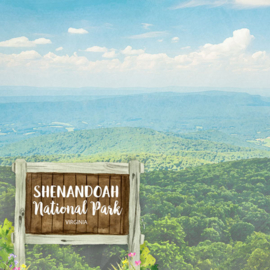 ShenandoahNational Park / Virginia - dubbelzijdig scrapbook papier