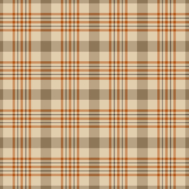 Fall Plaid Scrapbookpapier – Herfst Ruitjes & Bladeren (12 vellen)