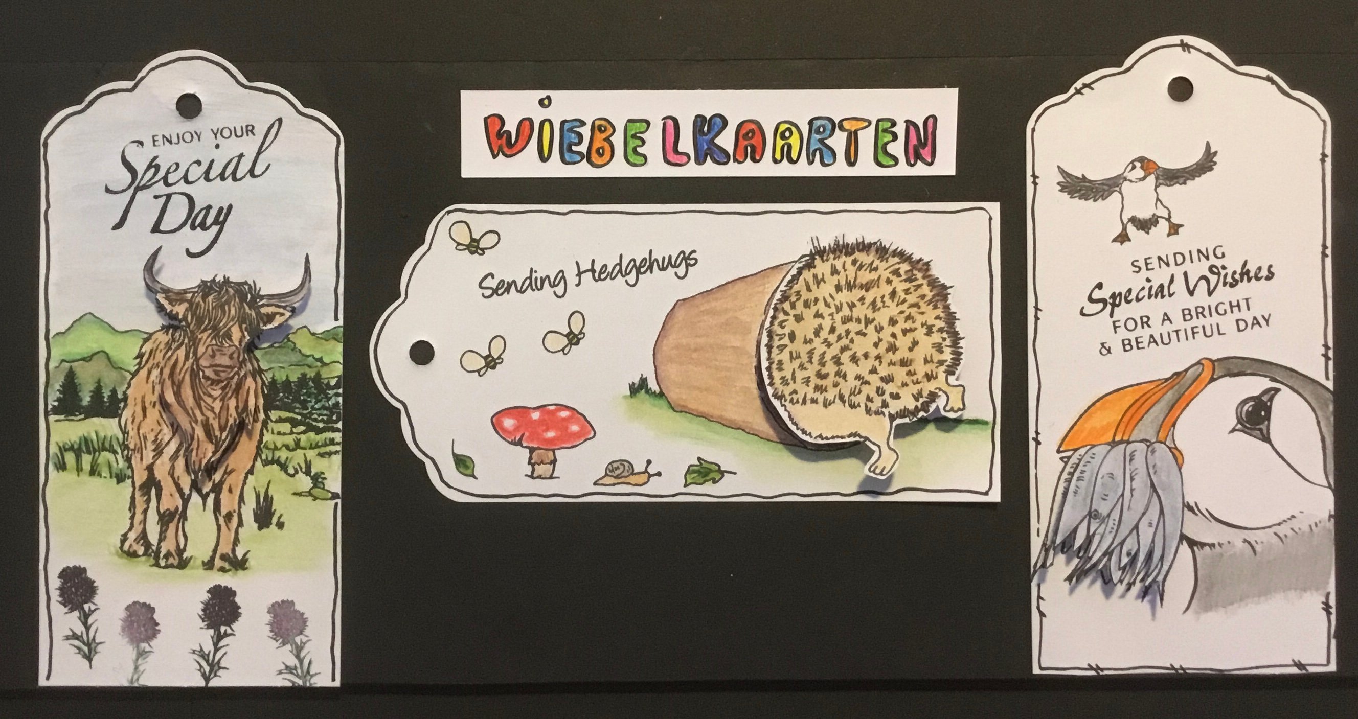 2D Wiebelkaart stempelen - workshop Creaweekend De Broodfabriek Rijswijk (26 t/m 28 september 2025)
