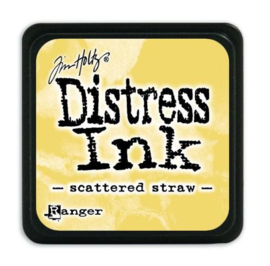 Mini Distress Inkt - Scattered Straw - Inkt voor het Inkleuren van Gestempelde Kaarten