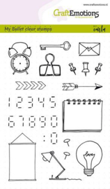 CraftEmotions symbolen Stempels 10.5x14.8cm