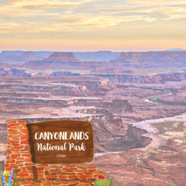 Canyonlands National Park / Utah - dubbelzijdig scrapbook papier 12x12 inch