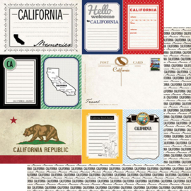 California - DS Vintage Journal 12x12 Paper